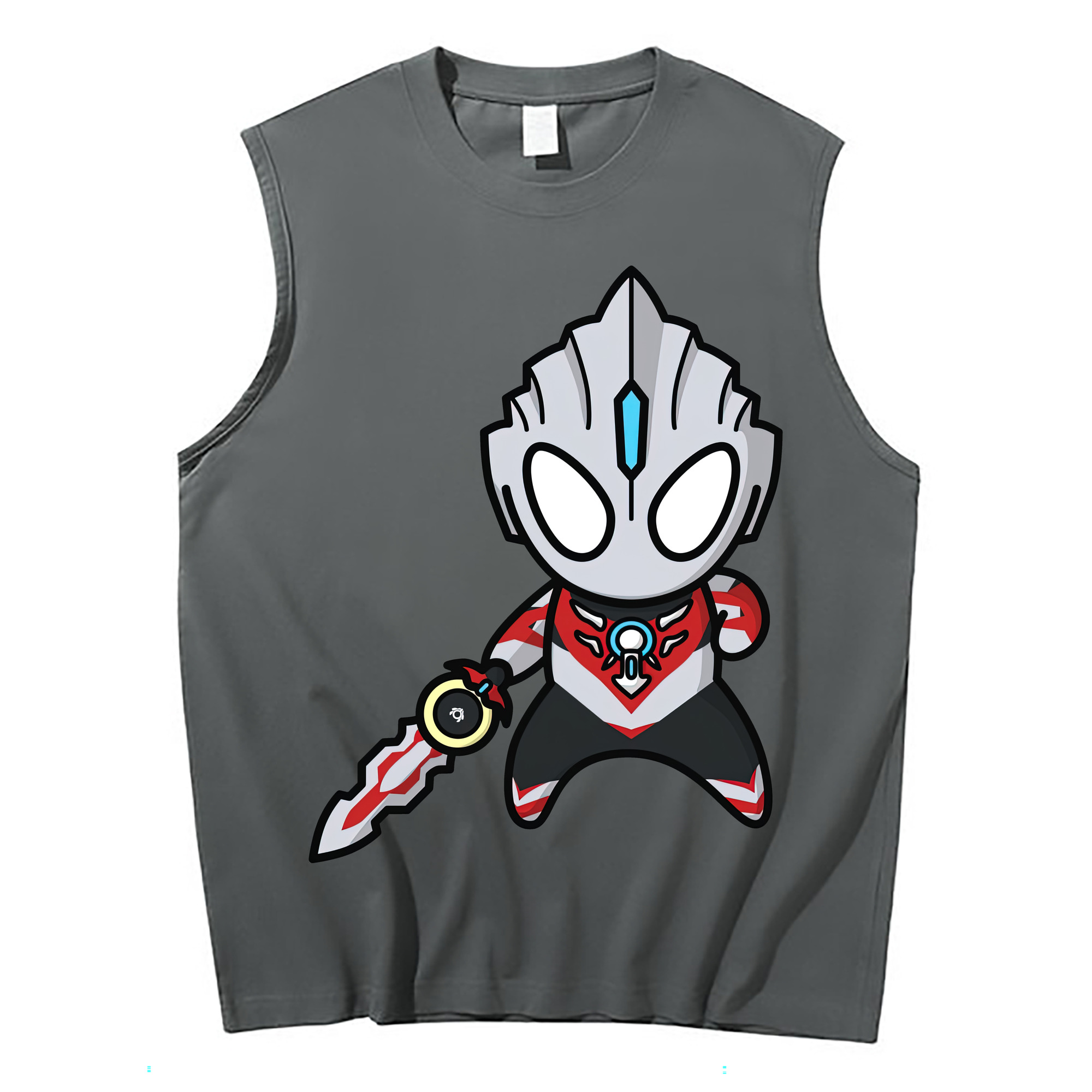 （画像用） ウルトラマン Ultraman コットン100％タンクトップ（フロントプリント）